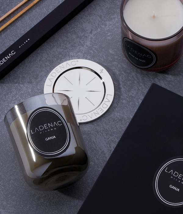 Свеча 200 г Ganja Lead grey Ladenac