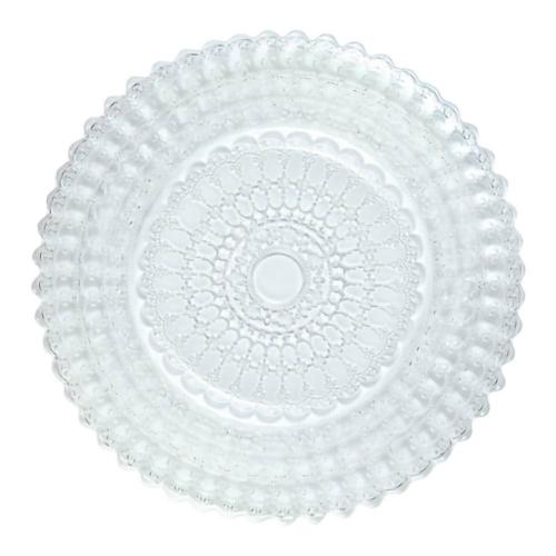 Тарелка плоская 26,5 см стекло Helios