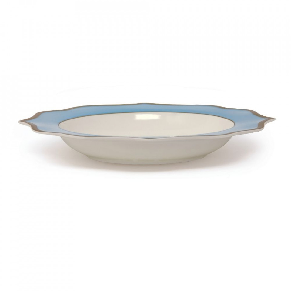 Тарелка глубокая 22 см голубая IONICA LE COQ