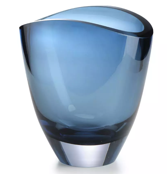 Ваза IVV синяя 21,5см