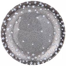 Тарелка "STARS" GREY 21 см