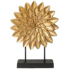 Фигурка декоративная золотая 26*8*36 см