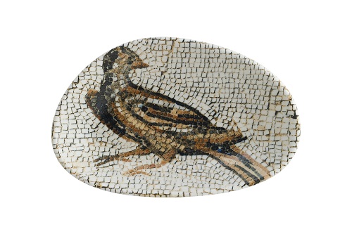 Салатник овальный 15*10 см Птичка Месопотамия