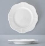 Тарелка мелкая d 21 см h 2 см, фарфор, Grazia