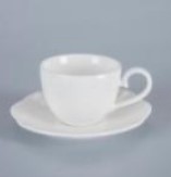 Чашка 220 мл, 12,5x8,8 см h 6,3 см, фарфор, Grazia