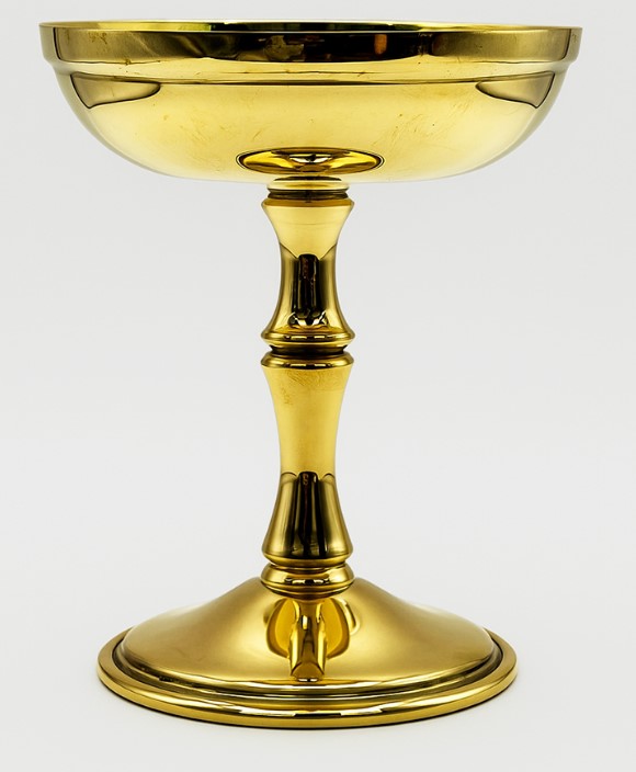 Кубок для подачи Брасс латунный полированный 11х13см Gibco