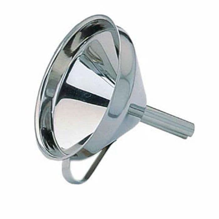 Воронка d=14 см. нерж. с ручкой