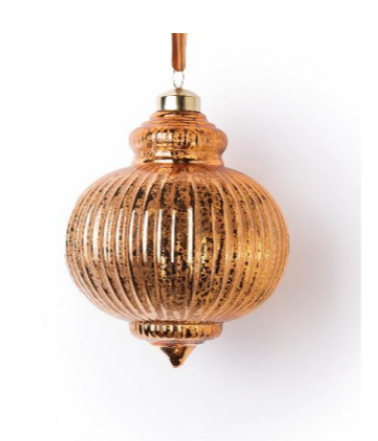 Подвеска формовая состаренная янтарная 11*11*15.5 см