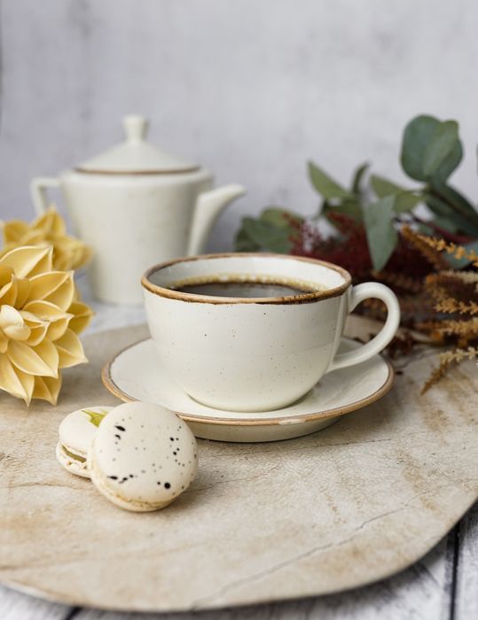 Чашка чайная 340 мл бежевая, Seasons Porland (Турция)