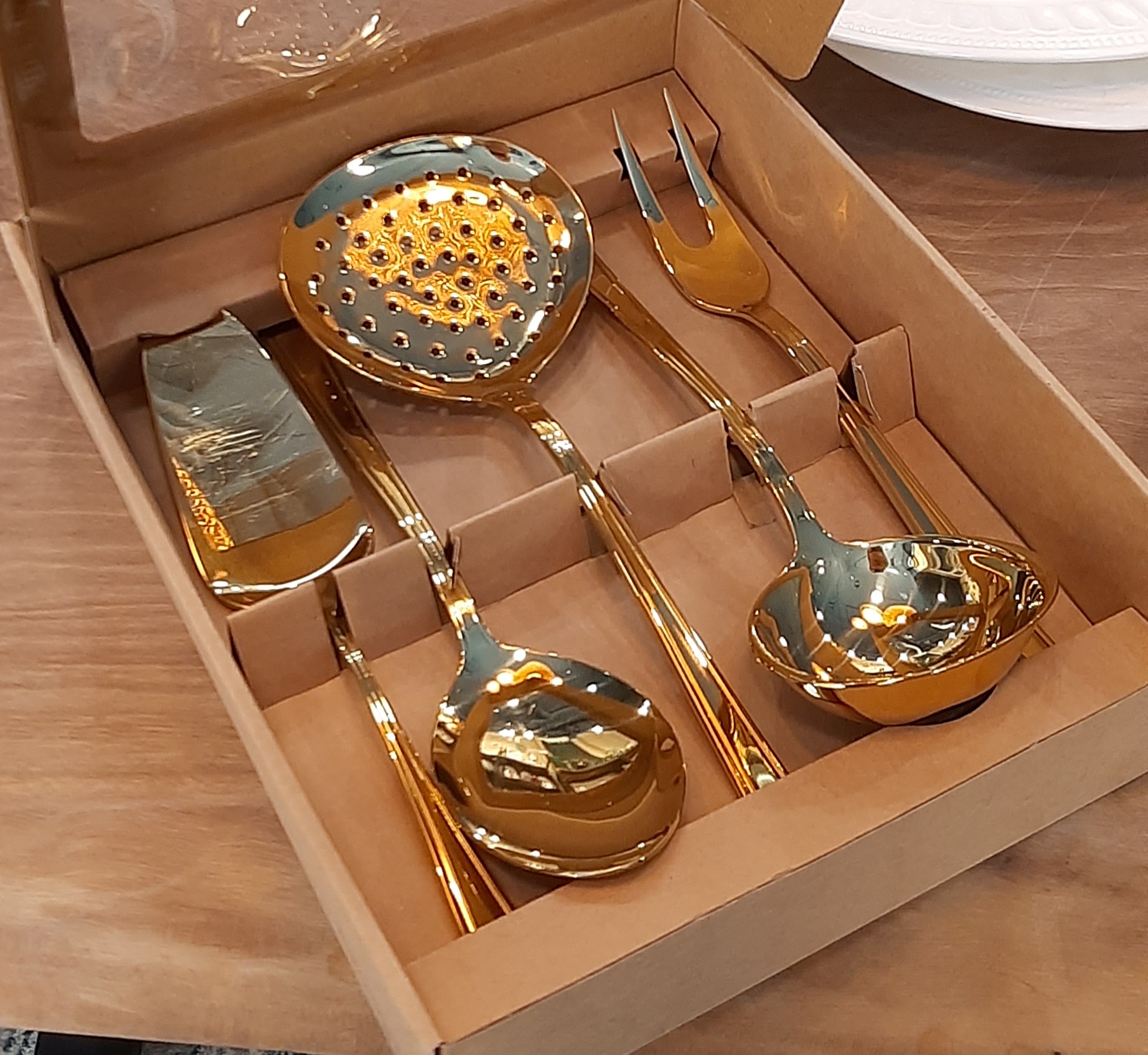 Набор для кухни (5 пр.), золото Narin