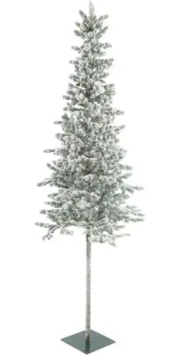 Ель искусственная заснеженная КОРОЛЕВА ТЯНЬ ШАНЯ Н250 см, пластик, металл, белый