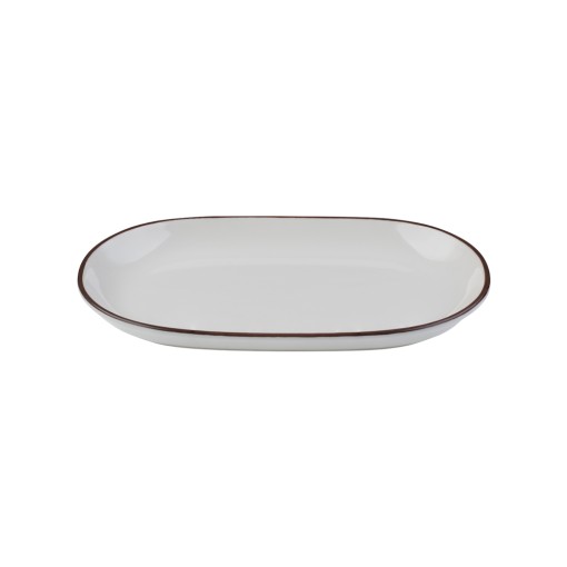Блюдо овальное 33см Modest Brown
