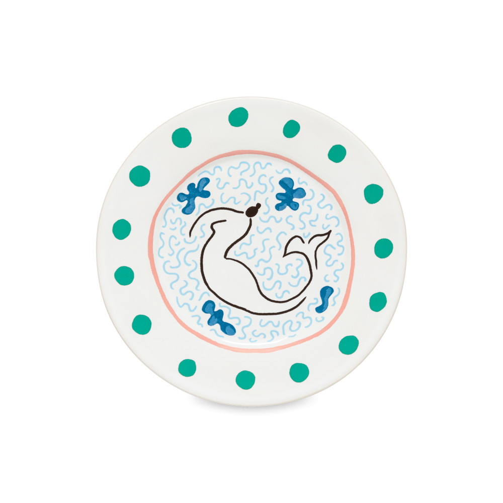 Тарелка плоская Mermaid, 22 см керамика, Summer Bliss