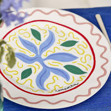 Тарелка плоская Seaweed, 27 см керамика, Summer Bliss