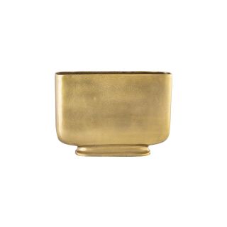 Ваза 40*29 см золотой металл (горизонт.)