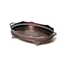 Поднос 41 см металлический, цвет Bronze