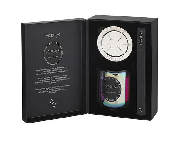 Свеча 200 г Caviar Lime Holographic Ladenac