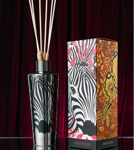 Набор ваза 1200 мл + 2 рефилла Africa Zebra Camouflage Ladenac