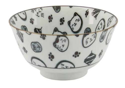 Чаша Китти чёрно-белая см12,7