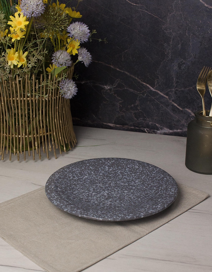 Тарелка 24 см, Laps White Pepper