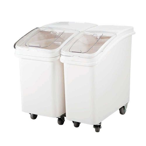 Емкость пластиковая 81 л с 4-мя колесами для хранения и перевозки продуктов