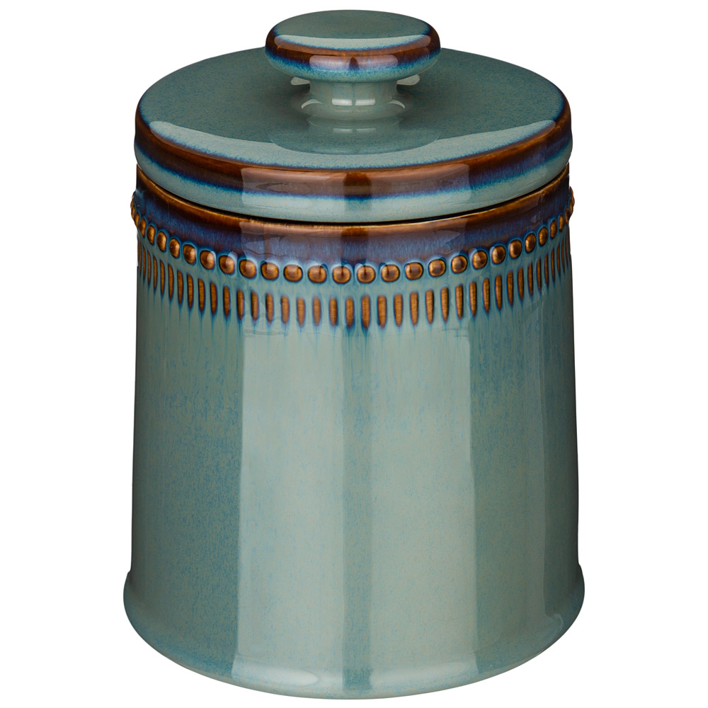 БАНКА ДЛЯ СЫПУЧИХ BRONCO "SOUL KITCHEN" 16*12 СМ 900 МЛ СИНЯЯ