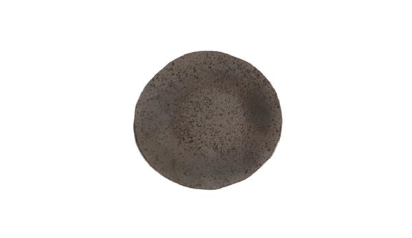 Тарелка 22 см матовый черный , Stoneware Ironstone