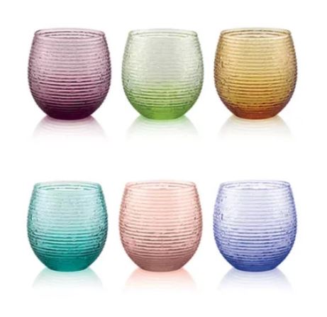 Набор цветных стаканов 250 мл IVV