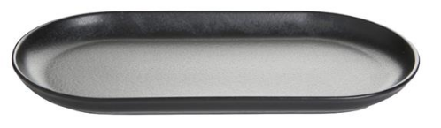Блюдо овальное 30*15 см черное, Seasons Porland (Турция)