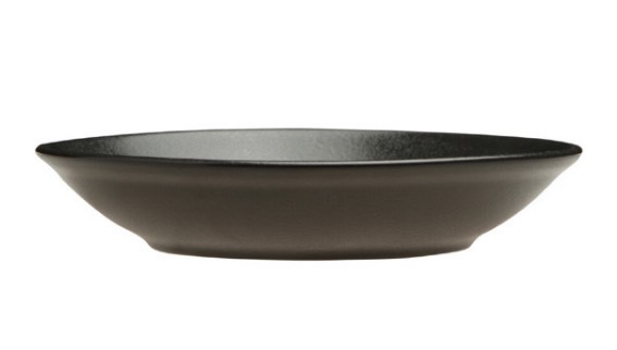 Тарелка глубокая 21 см черная, Seasons