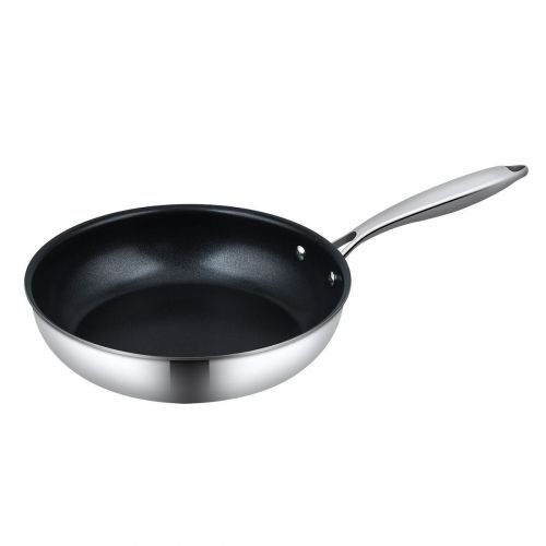 Сковорода 24 см, h 4,5 см. нерж. с антиприг.