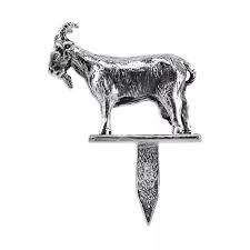 Шпажка д/сыра "Коза" посереб. с чернью