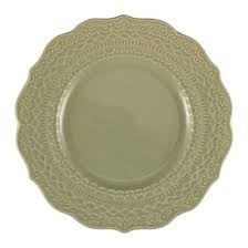 Тарелка плоская 15 см оливковая SKALISTOS