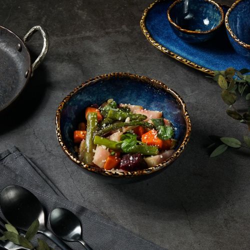 Салатник d=15,4 см, h=6.5 см, 600 мл, фарфор,серия "Aqua Blue" P.L.