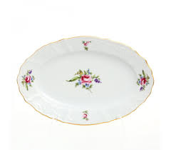 Блюдо 26 см овальное Thun Бернадотт/Полевой цветок/
