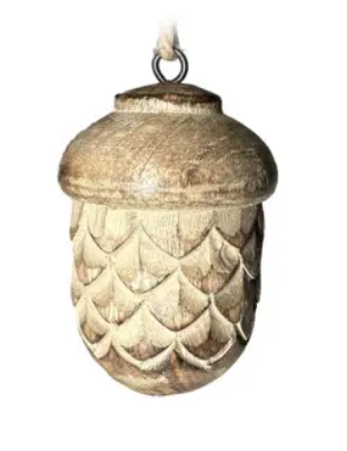 Подвес ЖЕЛУДЬ 5х8 см, дерево, коричневый