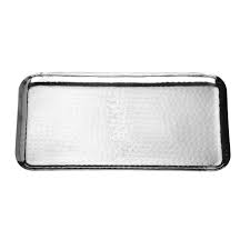 Блюдо металлическое 26*13 см чеканный металл