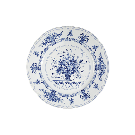 Тарелка плоская 21 см синяя ANTHIROS LE COQ