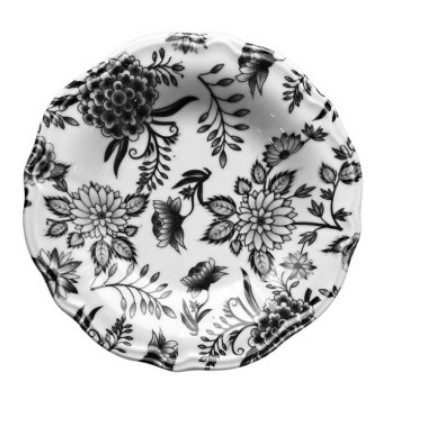 Тарелка глубокая 22см 350мл Herba Black