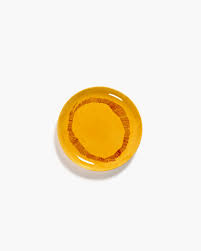 Тарелка мелкая 19 x H2 CM SUNNY YELLOW SWIRL-STRIPES RED