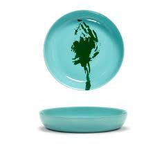 Тарелка высокая 22 x H4 CM AZURE ARTICHOKE GREEN