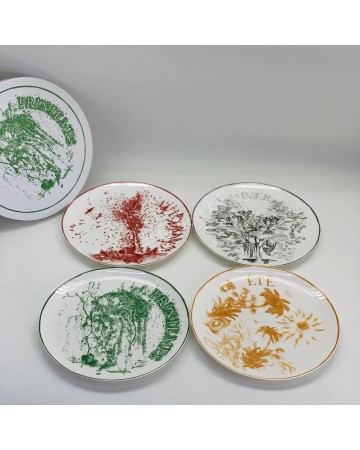 Набор тарелок Времена года 4шт