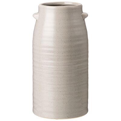 Ваза серая Бидон 12,3*25 см 2400 мл