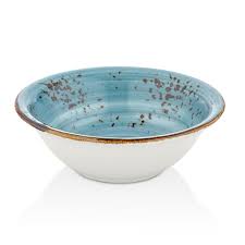 Салатник 21 см 800 мл голубой "Infinity", By Bone