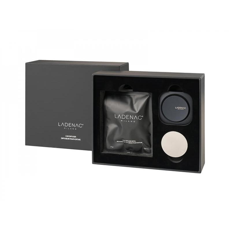 Набор диффузор для авто черный и 4 сменных блока Ladenac