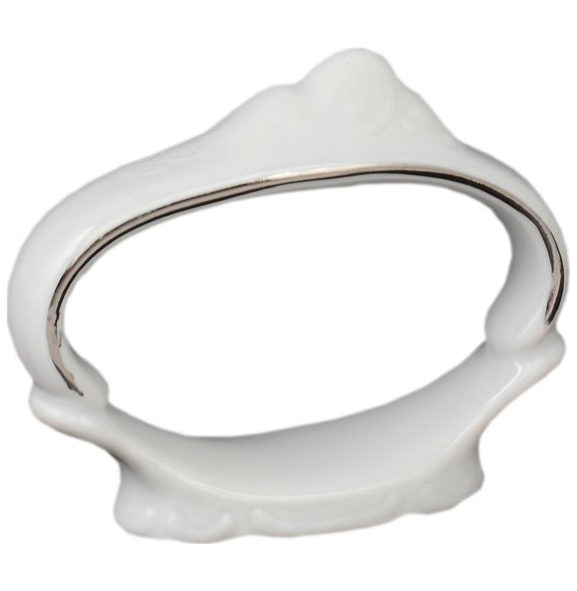 Кольцо для салфетки Платиновый узор, фарфор