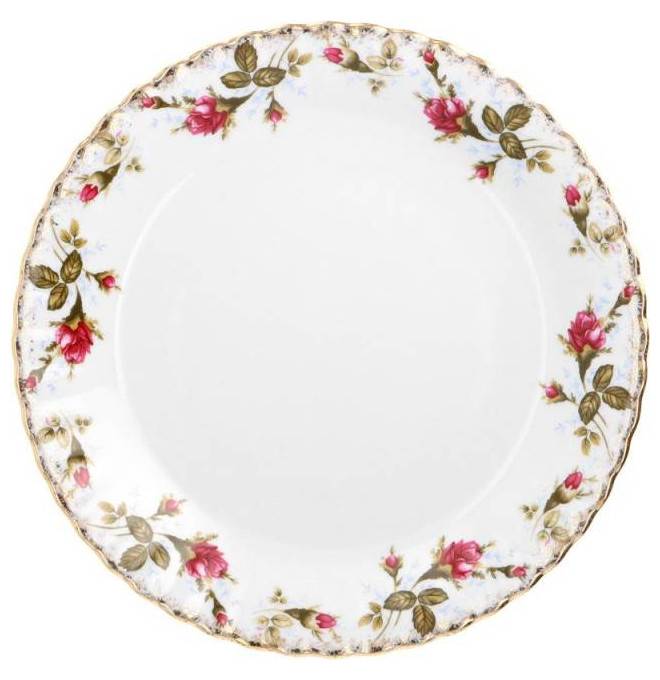 Тарелка 24 см Ивона/Шиповник, Cmielow фарфор