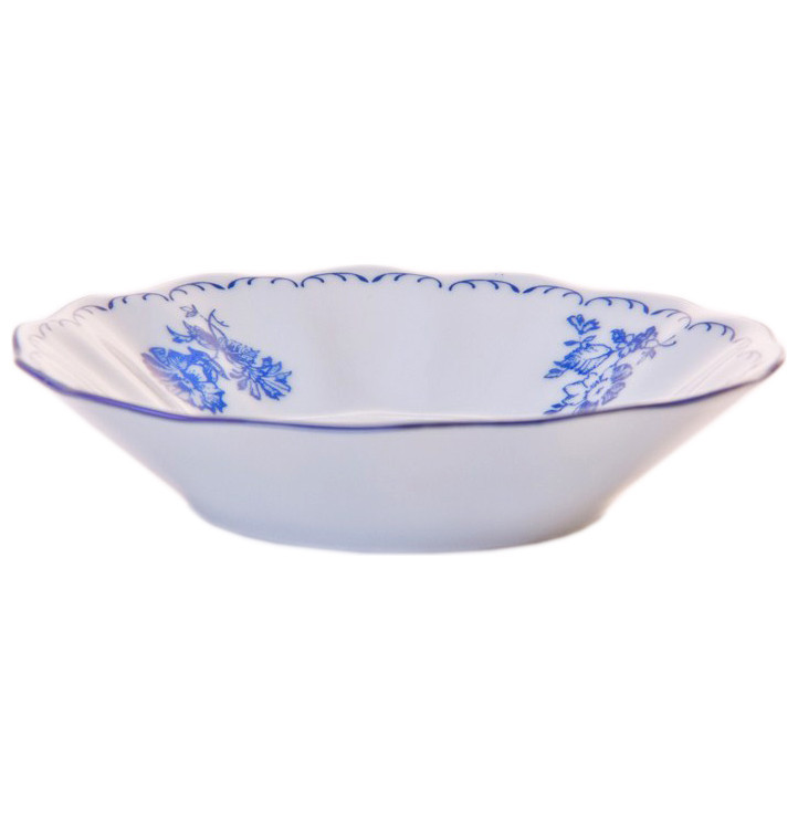 Розетка 11 см Синие розы, Бернадотт, фарфор