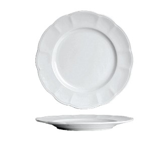 Тарелка 23 см, фарфор "NOBLE" серия "Retro Ritz & Bella-White"