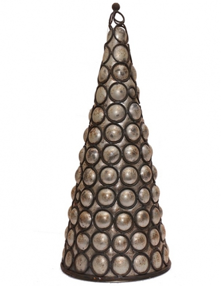 Новогодний декор Ель 15*38 см, стекло